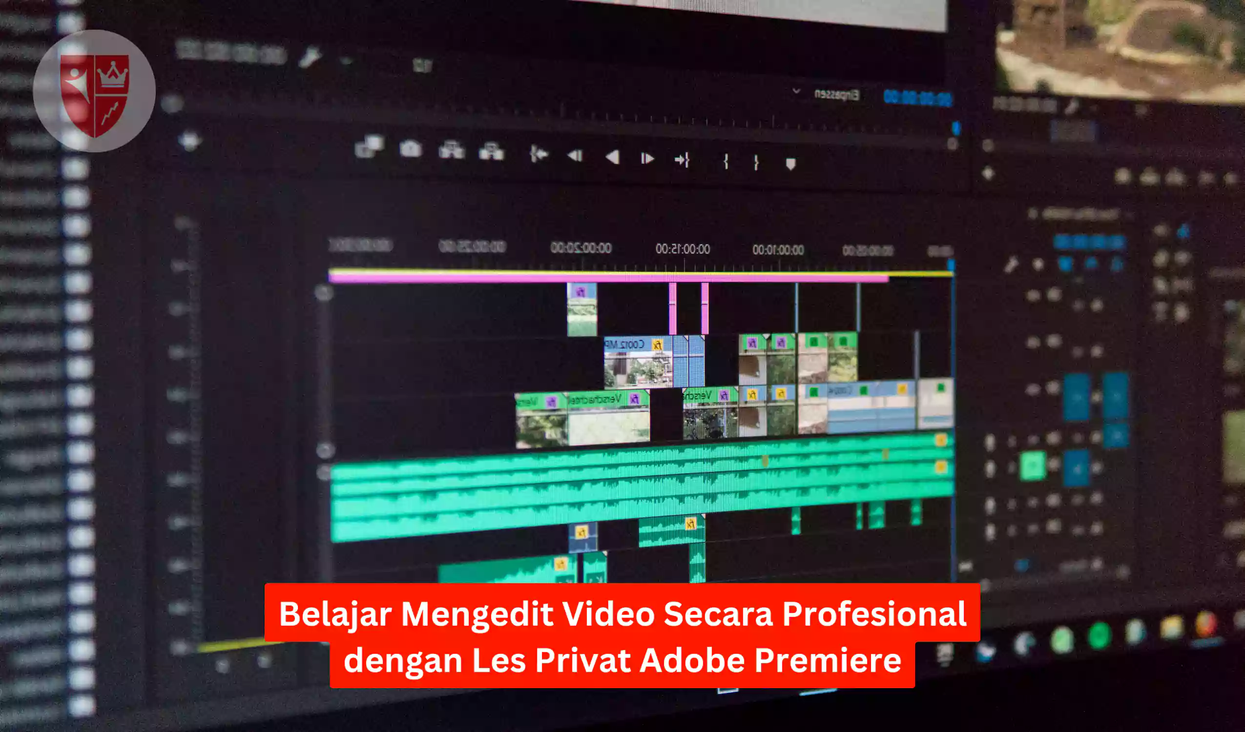 belajar editing video, les privat adobe premiere, kursus adobe premiere